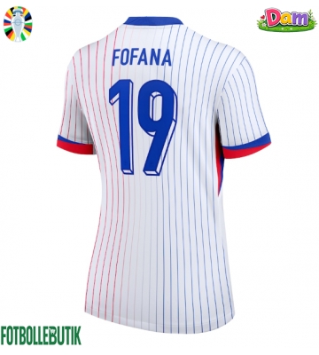 Frankrike Youssouf Fofana #19 Bortatröja Kvinnor EM 2024 Kortärmad